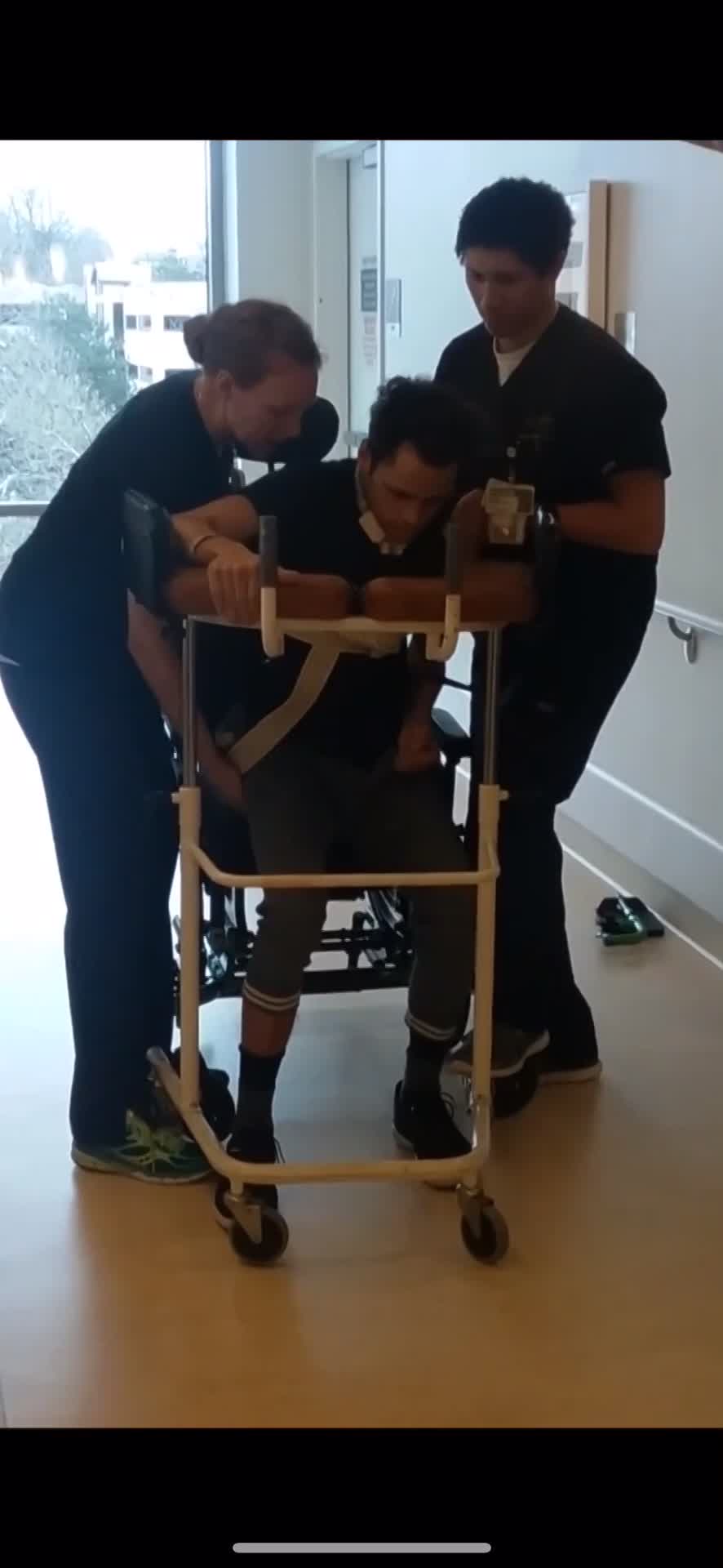 1st time walking video