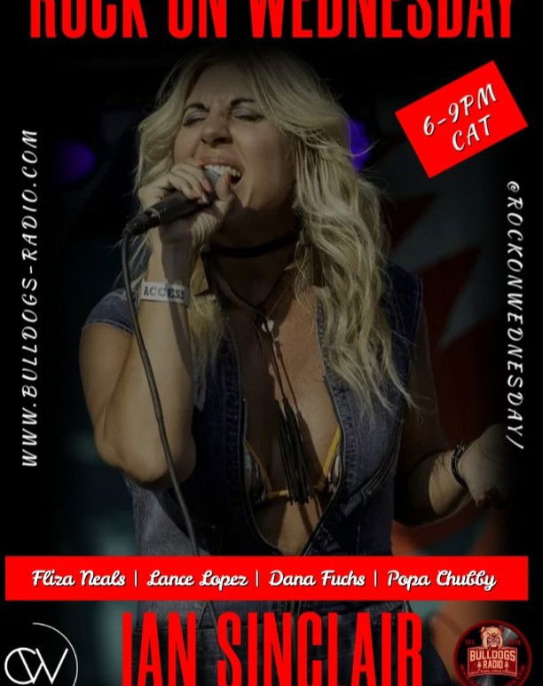 Eliza Neals featuring on Ian Sinclair's 'Rock On Wednesday'