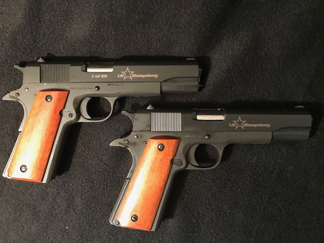 Custom engraving a pair of 1911's