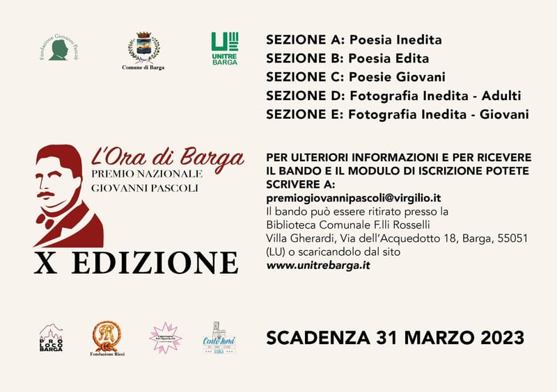 Concorso L'ora di Barga - Giovanni Pascoli