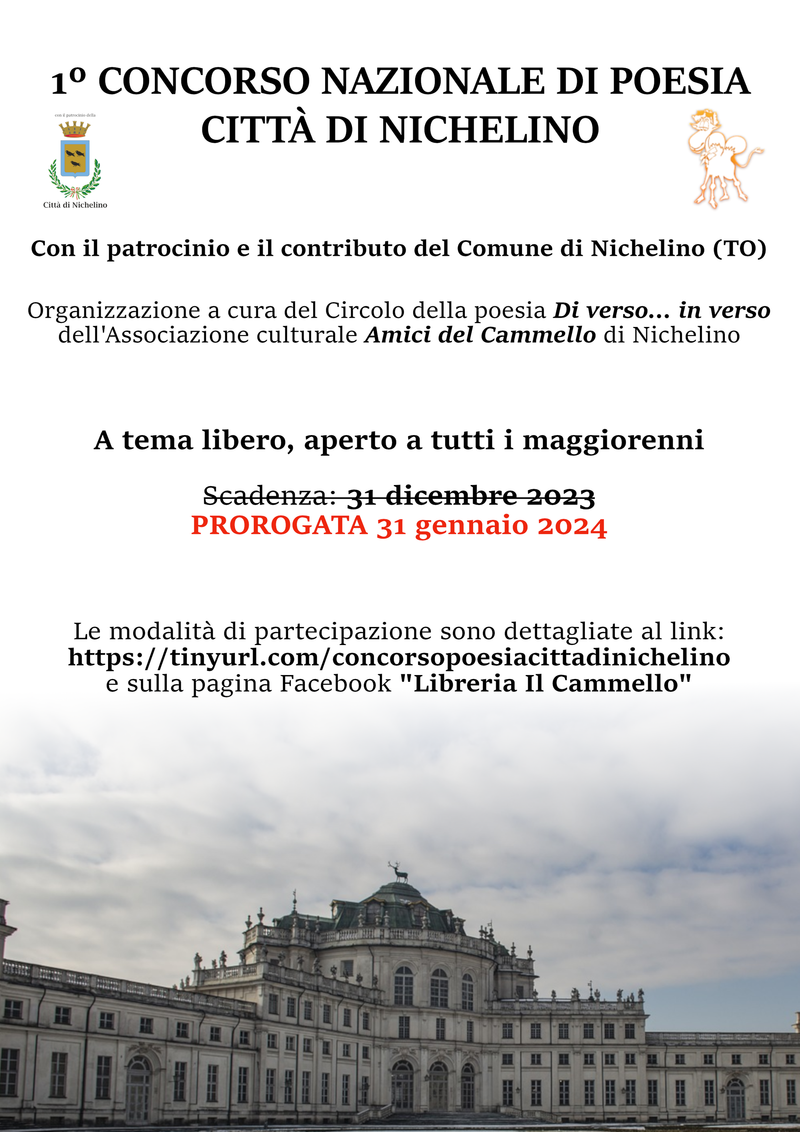 CONCORSO NAZIONALE DI POESIA CITTTA' DI NICHELINO
