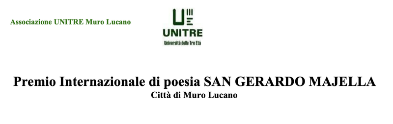 Premio Internazionale di poesia e racconti brevi San Gerardo Maiella