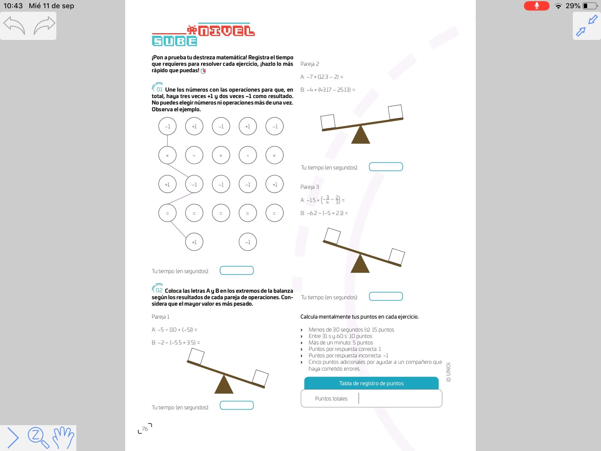 12. Resolver página 76 11/09