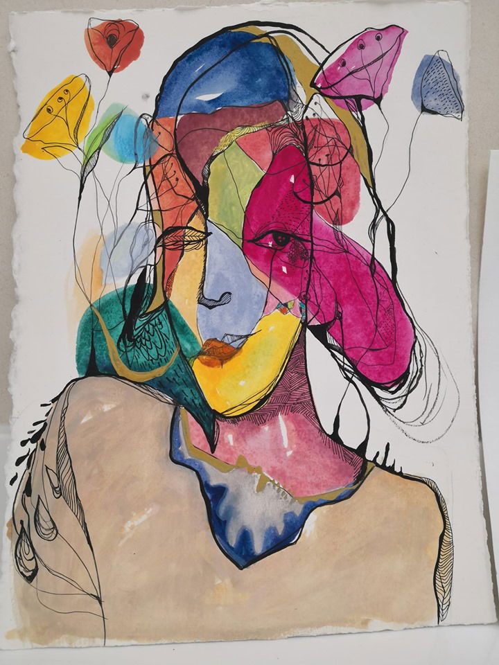 The flowers lady