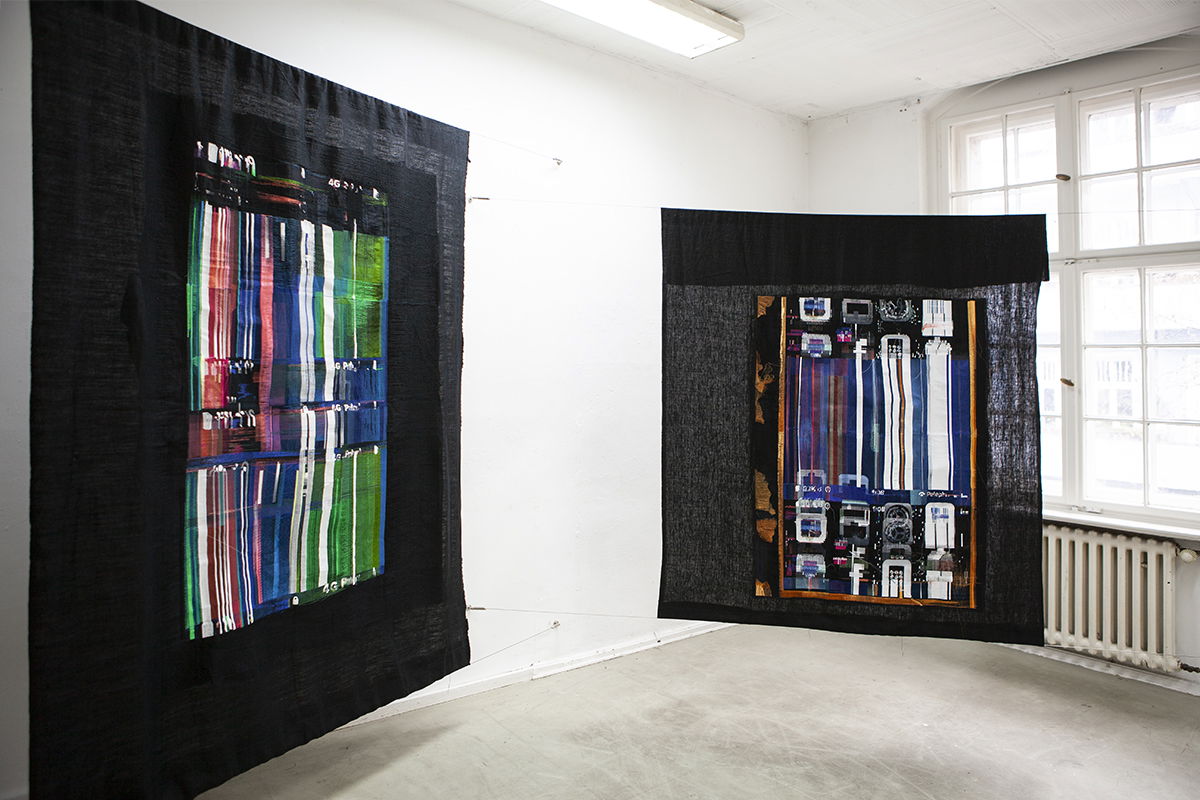 “Broken screens” Installation view