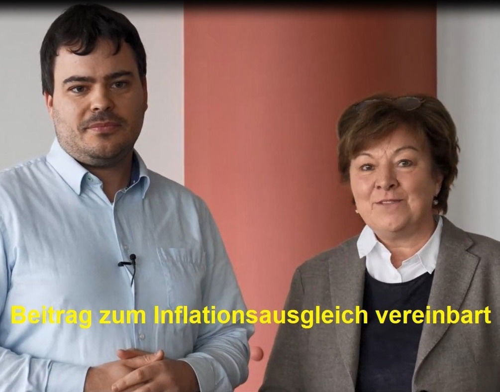 Beitrag zum Inflationsausgleich mit der BVG vereinbart