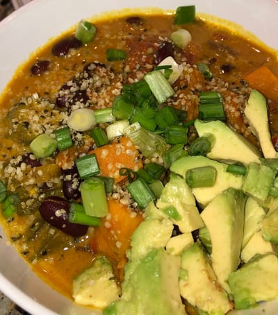 Okra & Sweet Potato Ital - Stew