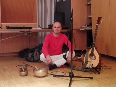 yoga &amp; meditation, ethnic, space, campanas tibetanas image