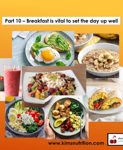 Emotional Eating Part 10 - Breakfast is vital to set the day up well