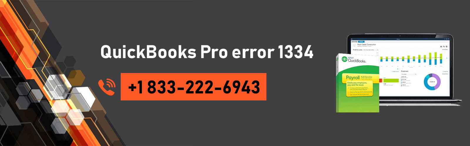 QuickBooks Pro error 1334: Get the error fixed instantly by our experts at +1 833-222-6943