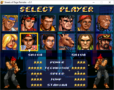 Akuma character patch for SorR5.1