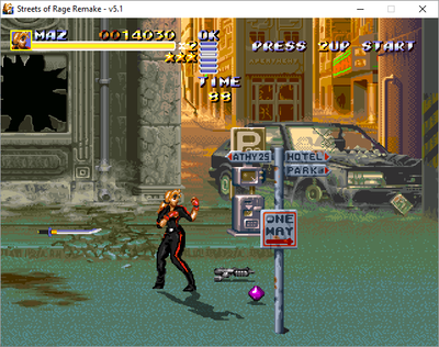 Maz (Character Patch) | Streets of Rage Remake