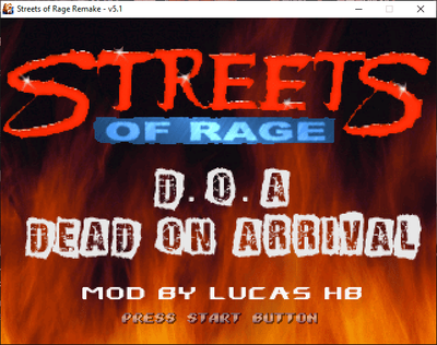 ⭐👉 Streets of Rage D.O.A | SoRR5.1 MOD