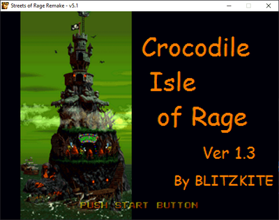 Crocodile Isle of Rage - Burning Fight Prototype ReCompilation