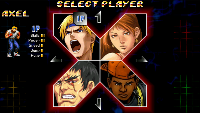 Streets of Rage 2X hack 1.1