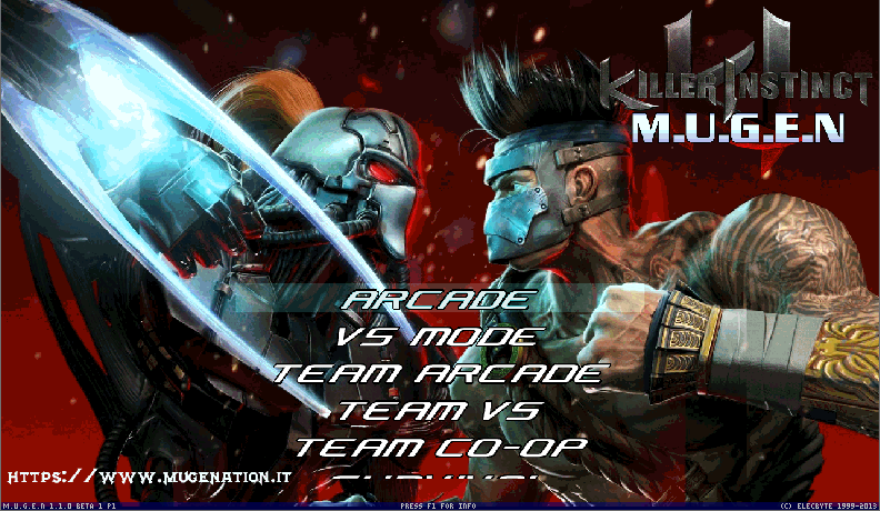 Killer Instinct Mugenation Project for Android & PC v1.0