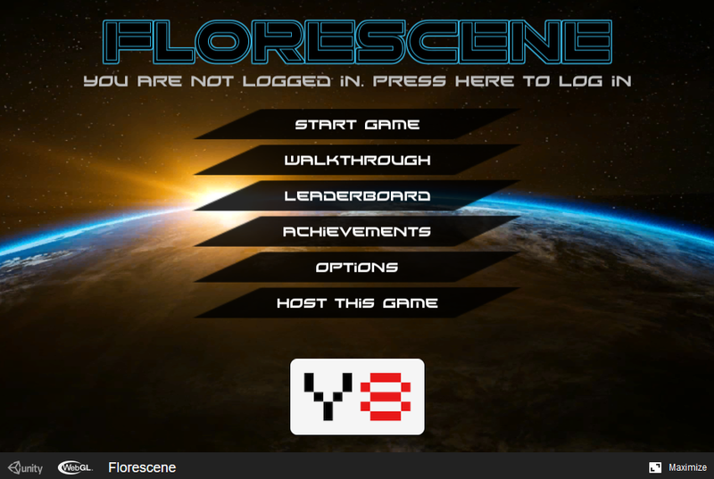 Jogo WebGL grátis para Florescene