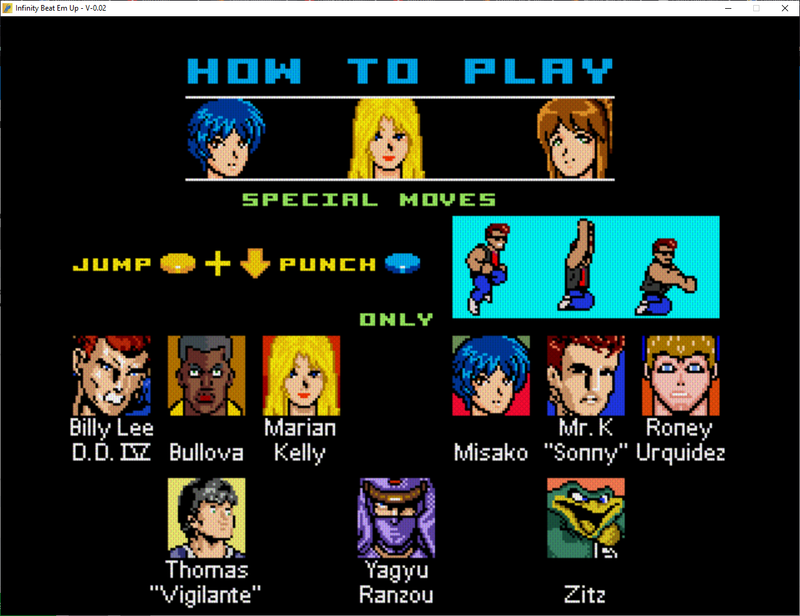 Infinity Beat Em Up - V-0.02 Double Dragon