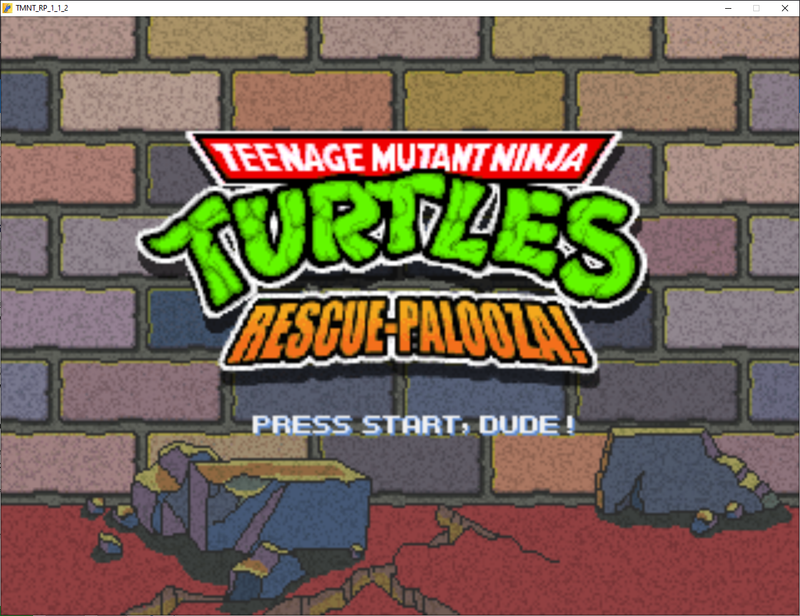 TMNT Rescue-Palooza 1.12c