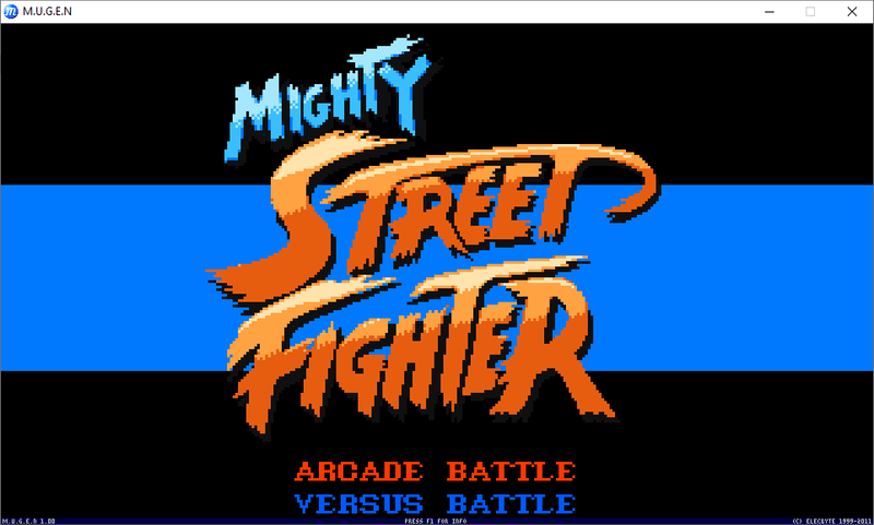 Mighty Street Fighter | mugen