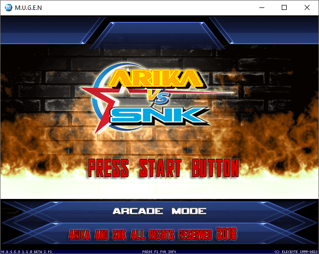 Arika vs. SNK MUGEN