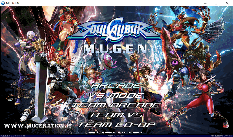 Soul Calibur Mugenation Edition