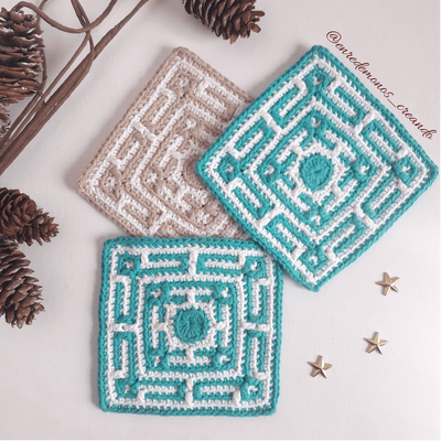 Granny Otoño en Mosaico Crochet