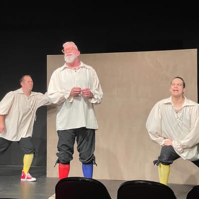 "The Complete Works of William Shakespeare (Abridged)" - by Adam Long, Daniel Singer and Jess Winfield - Calliope Productions (Boylston, MA.) - REVIEW