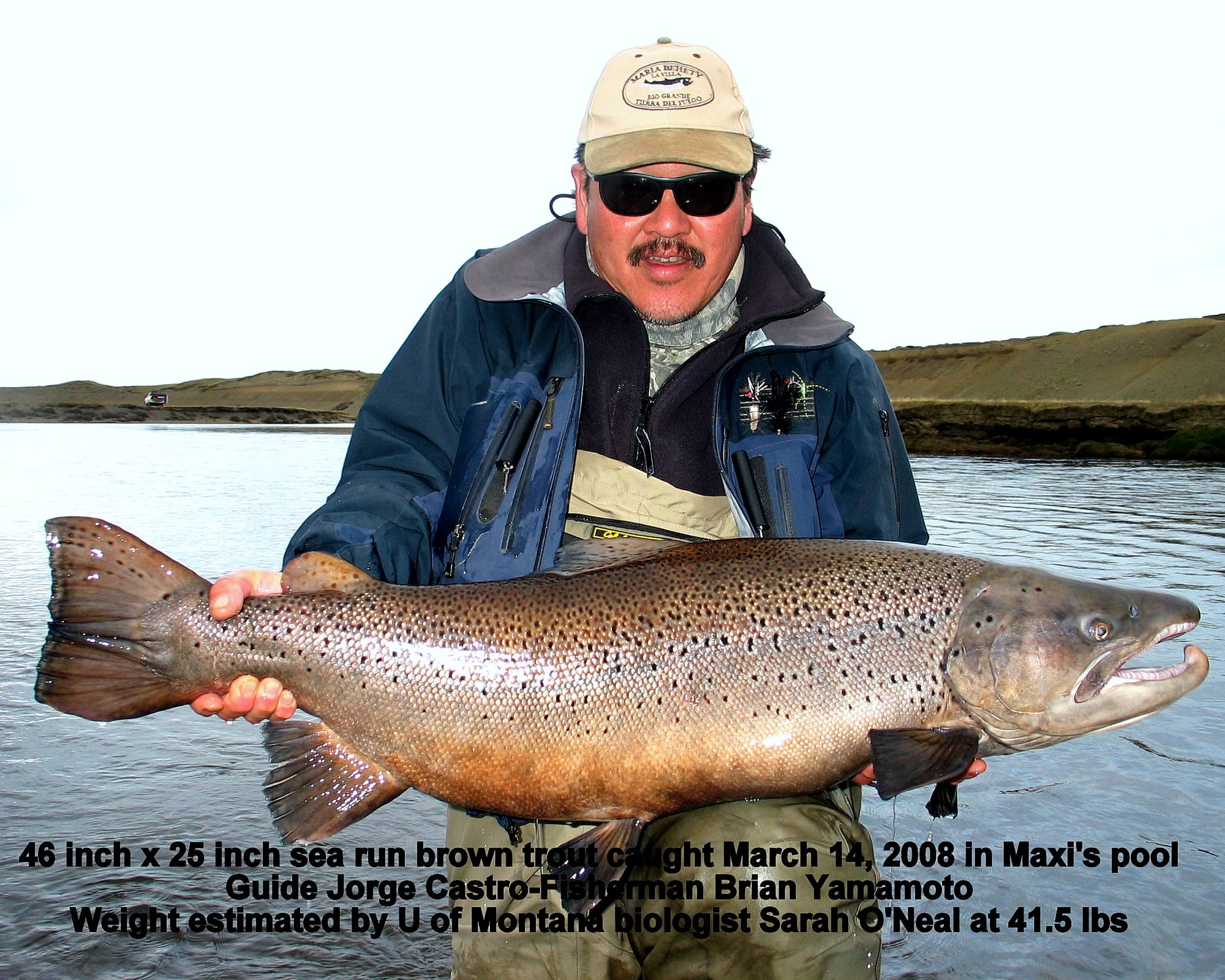 Dr. Yamamoto and a World Record Brown Trout