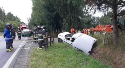 Purranque: Pasado el mediodía de este martes un accidente de tránsito dejó dos personas lesionadas