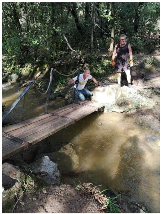 La Dourbie malmenée par le dernier épisode cévenol les chemins de Nébian ont répondu "présent"