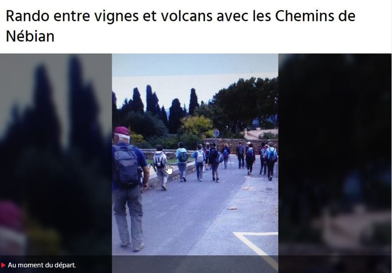 Rando entre vignes et volcans avec les Chemins de Nébian.