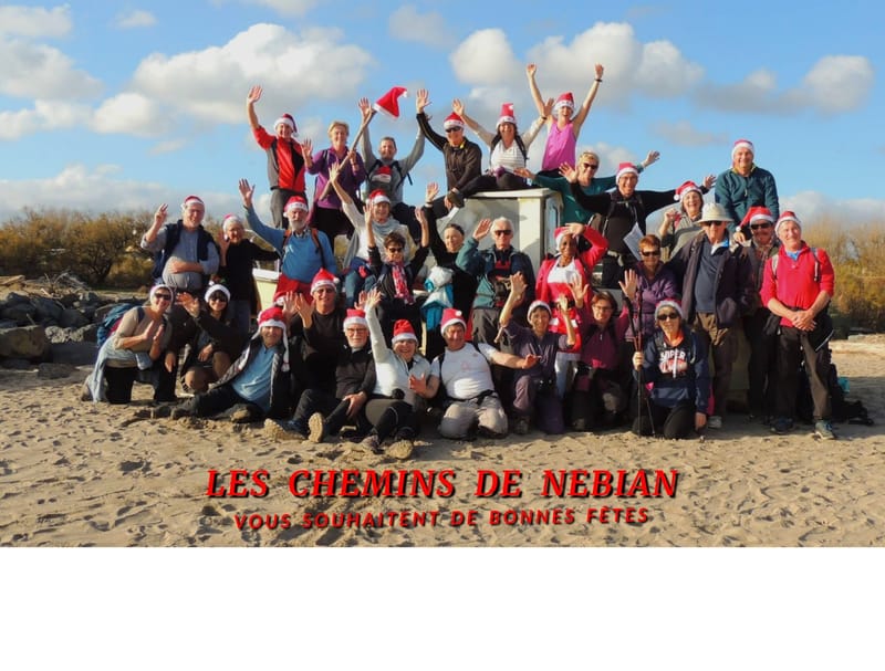 L’esprit de Noël en balade avec les randonneurs.