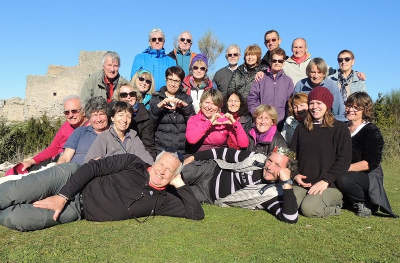 Première rando de l’année avec les Chemins de Nébian.