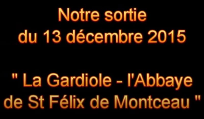 13/12/2015. LA GARDIOLE - ST FÉLIX DE MONTCEAU.