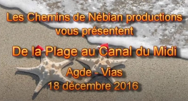 18/12/2016.  VIAS DE LA PLAGE AU CANAL DU MIDI