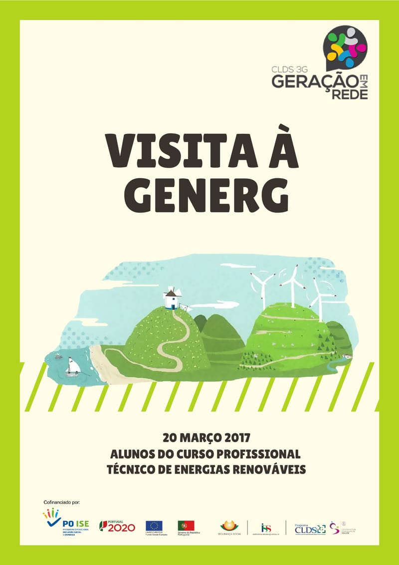 Visita de estudo à GENERG - Parque Eólico da Serra das Meadas