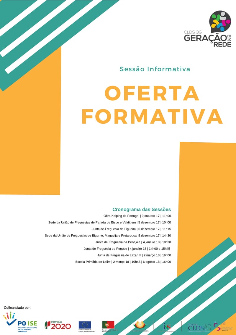 Sessões de Divulgação de Formação