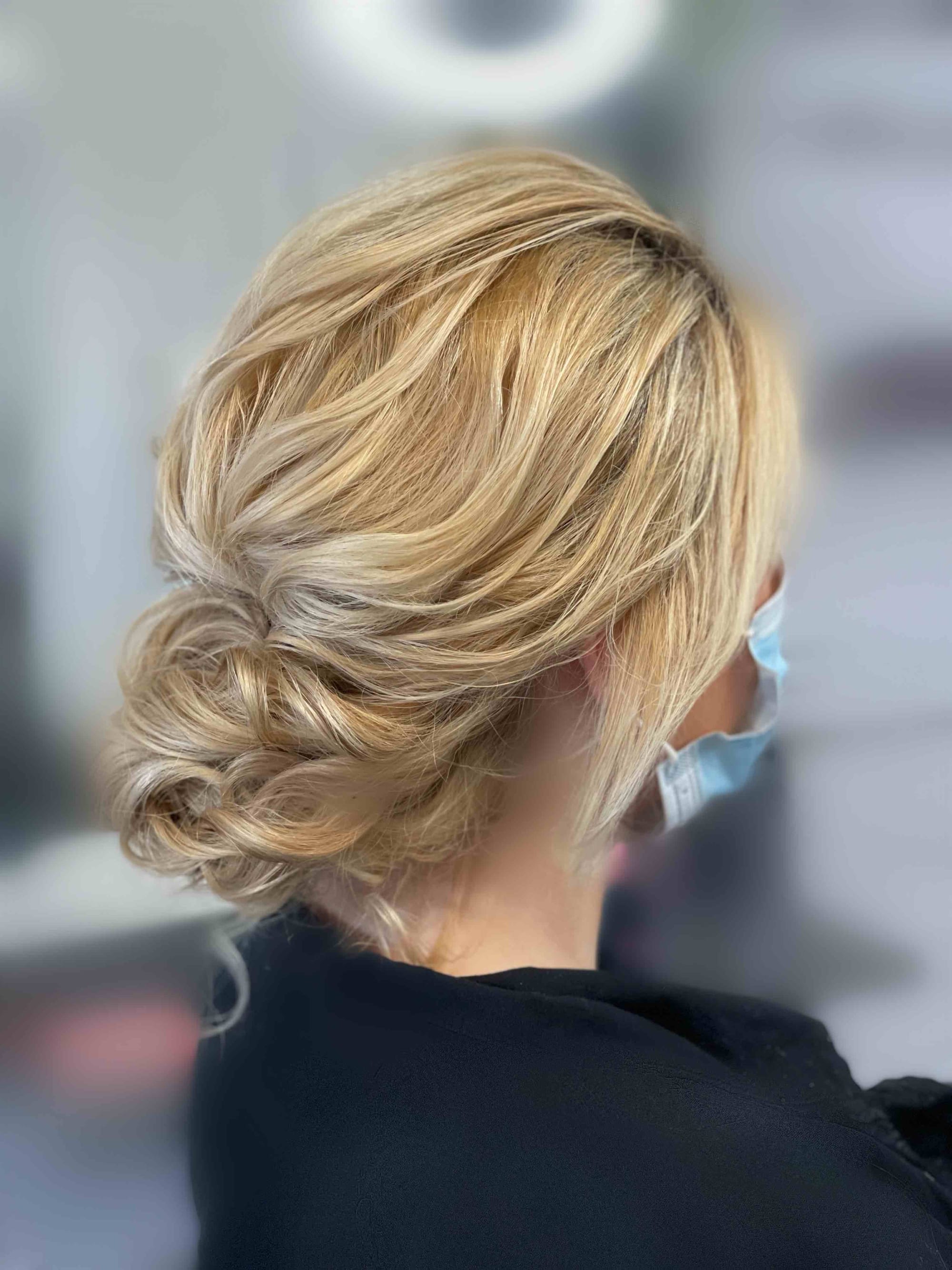 Super Textured Bridal Updo