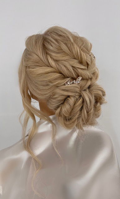 Gorgeous Textured Bridal Updo