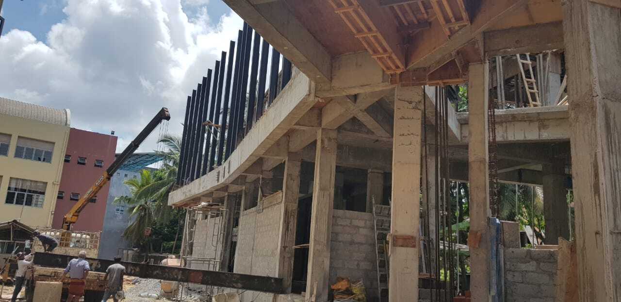 Electrical Installation at STEM LAB Building - Construction Stage