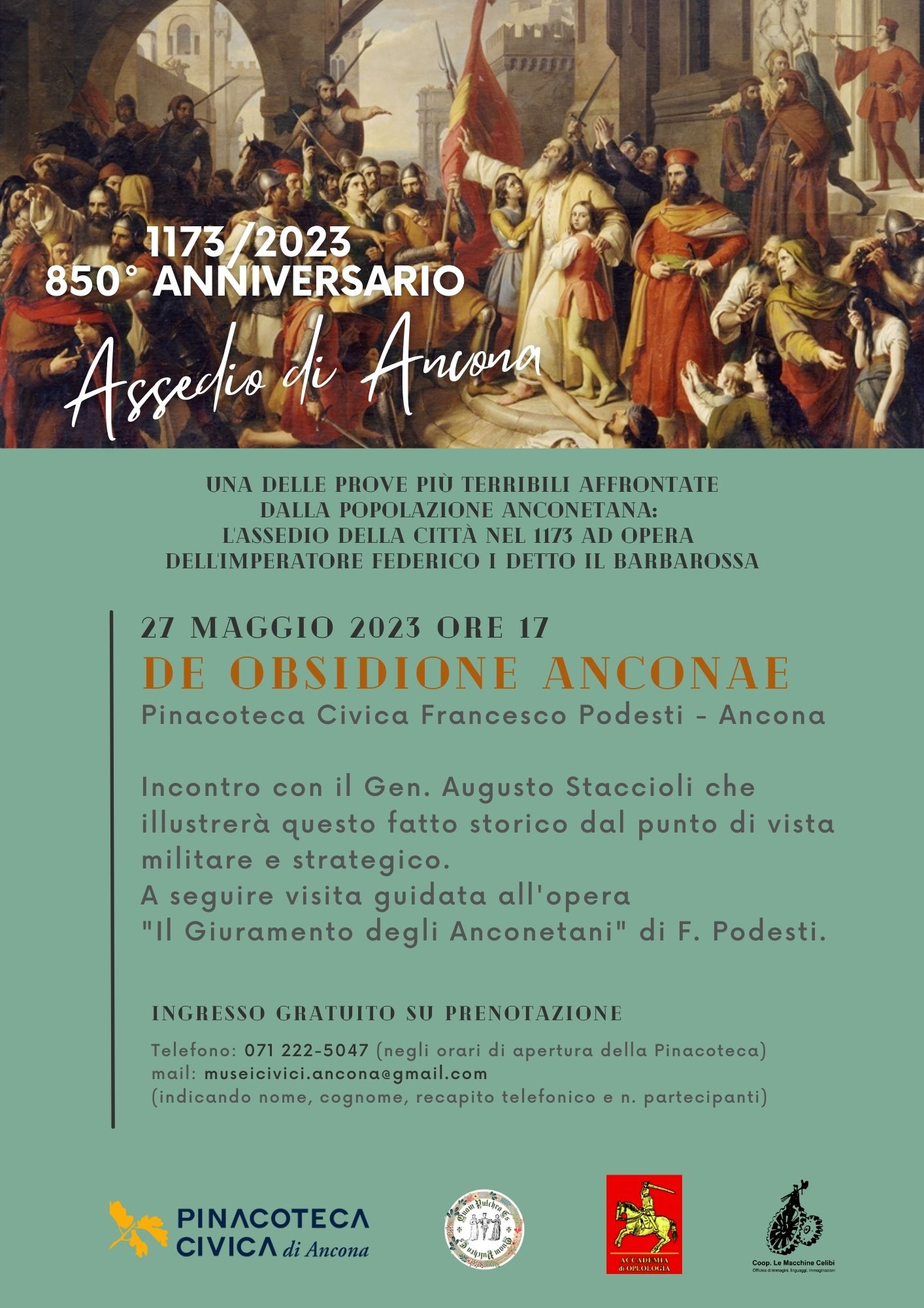 1173/2023 850° ANNIVERSARIO DELL'ASSEDIO DI ANCONA