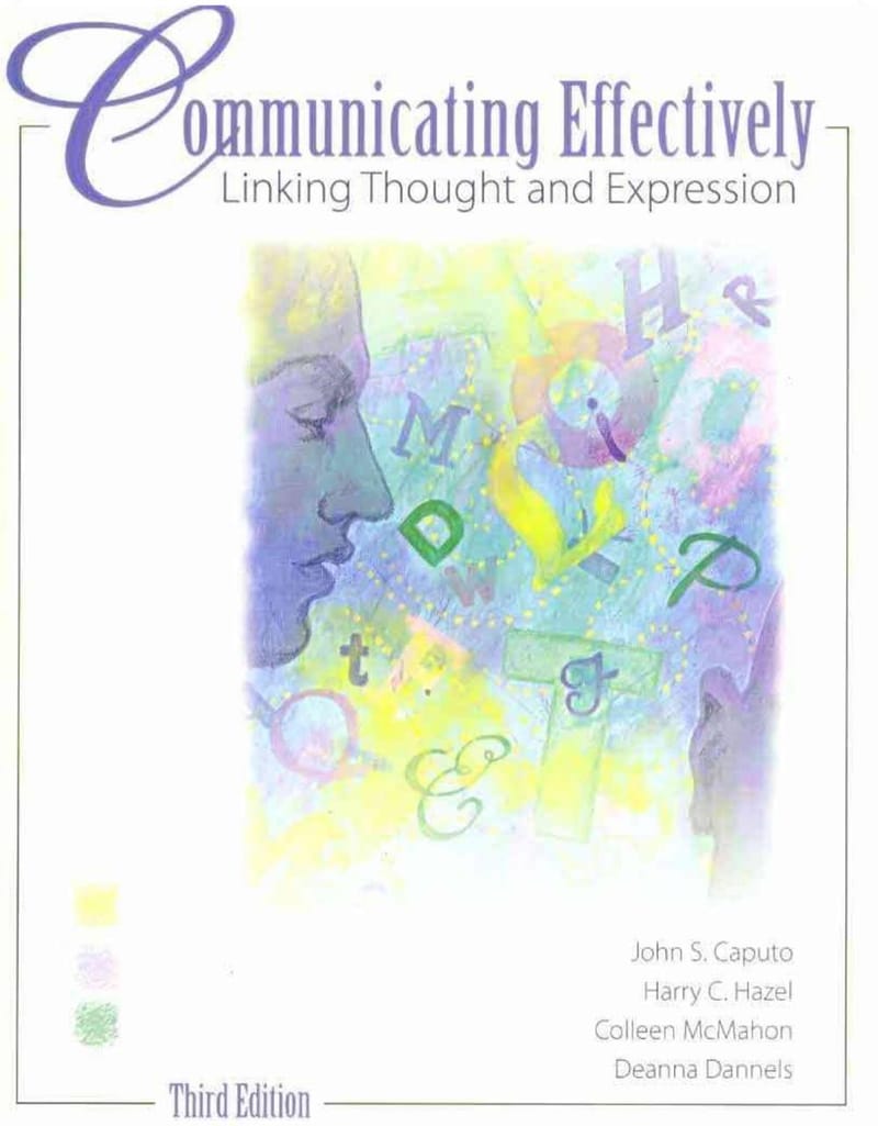 كتابcommunicating Effectively Linking Thought and Expression