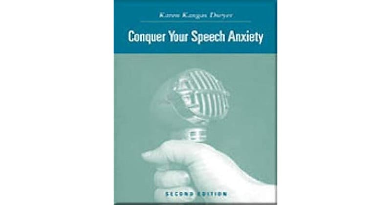 كتاب Conquer your speeh Anxiety