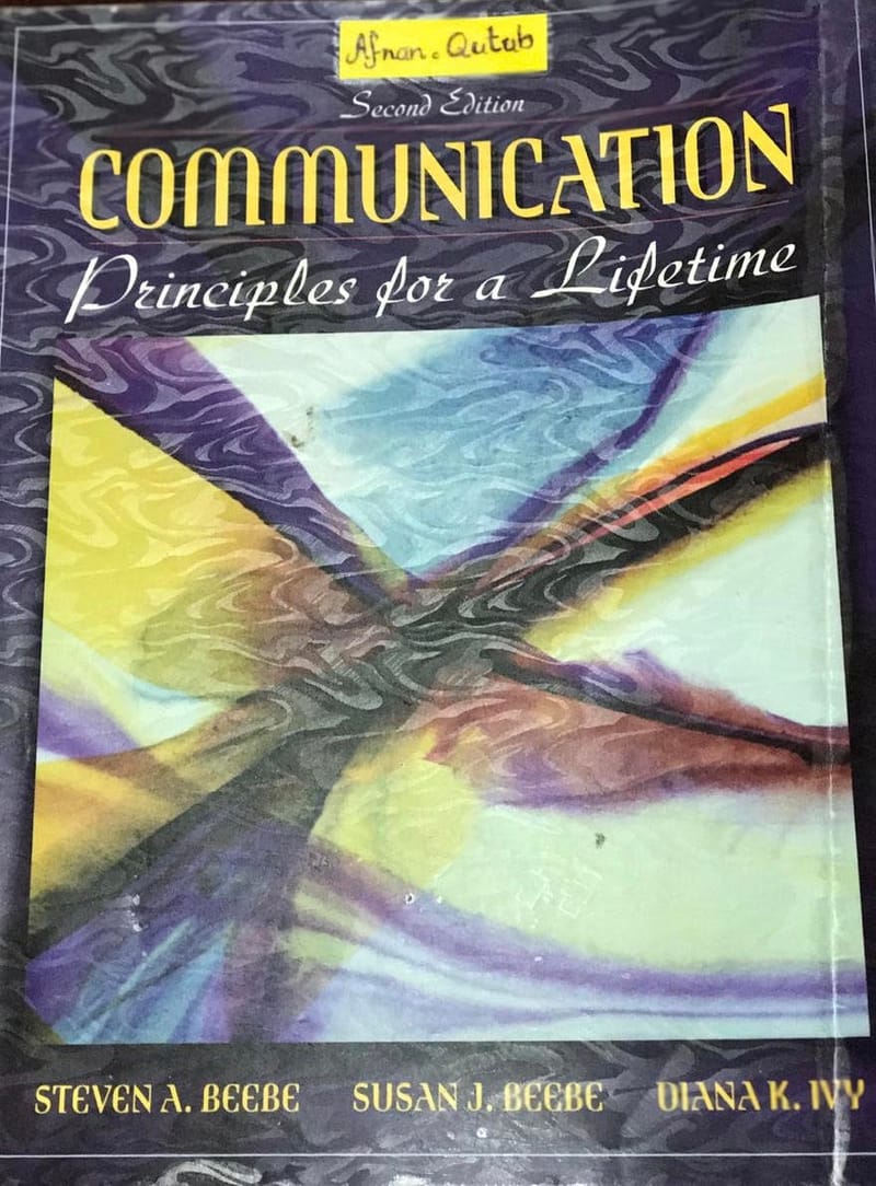 كتاب communication principles for a lifetime