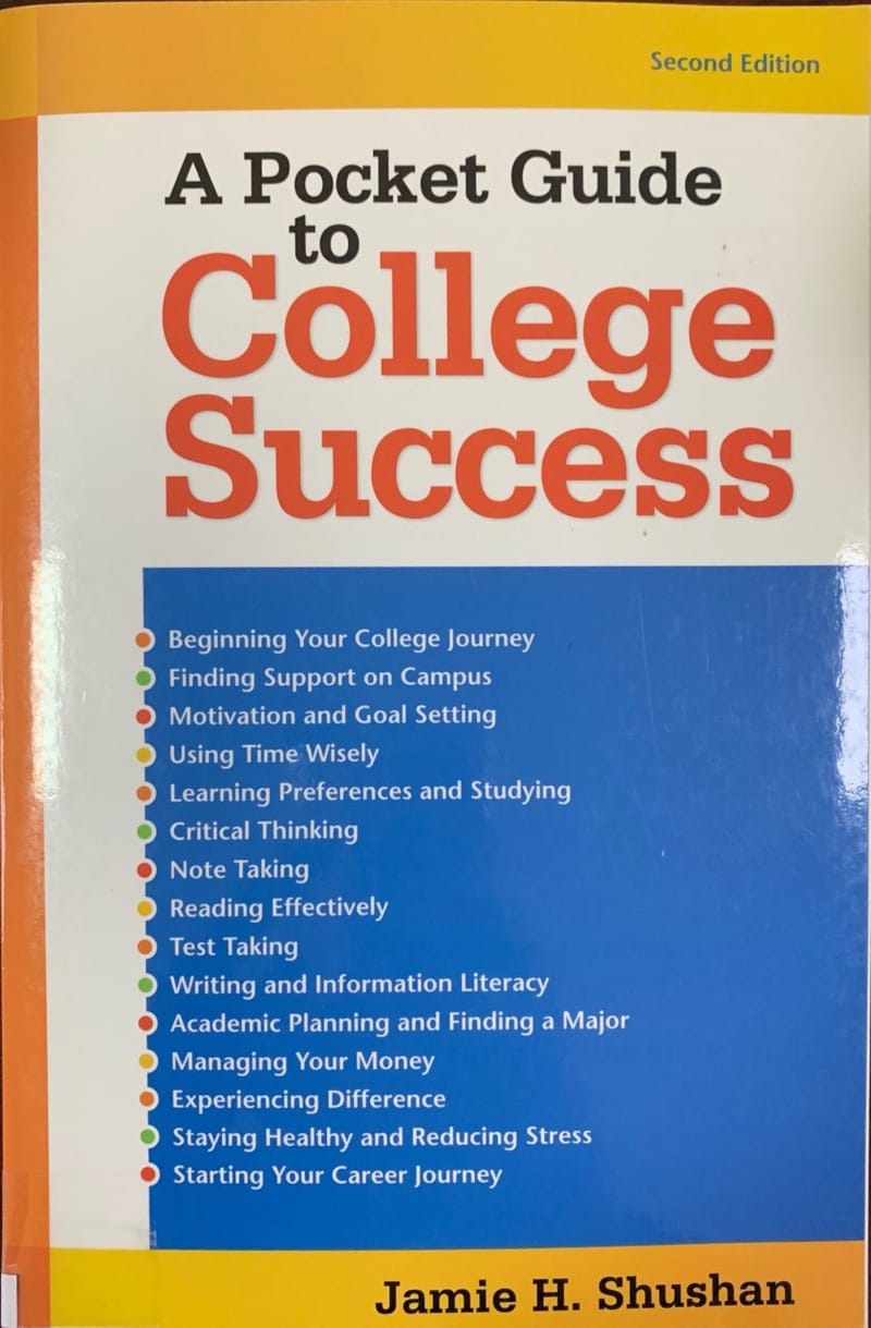 كتاب A pocket Guide to College Success