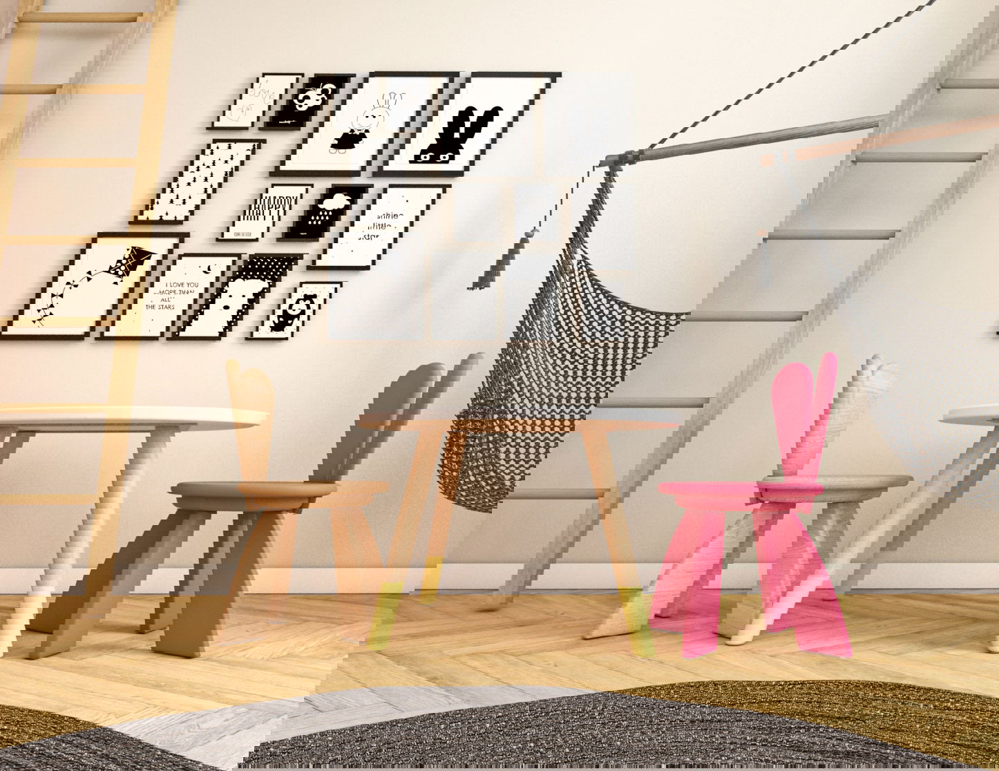 עיצוב חדר משחקים משפ' גולדברג גליל ים