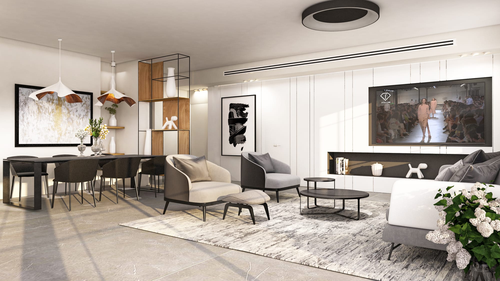 עיצוב דירת יוקרה צפון ת"א