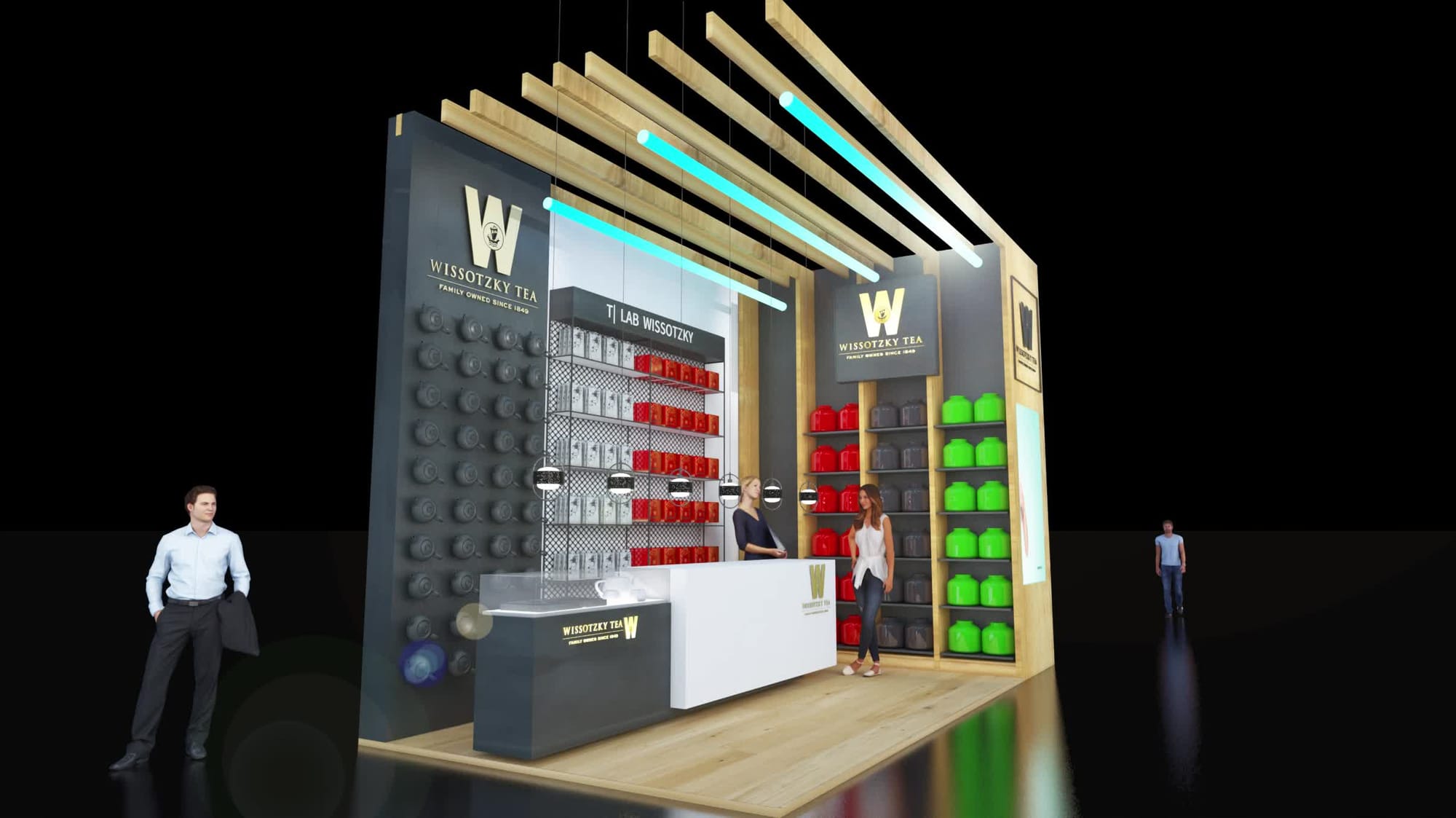 עיצוב דוכן - "תה ויסוצקי" בדובאי