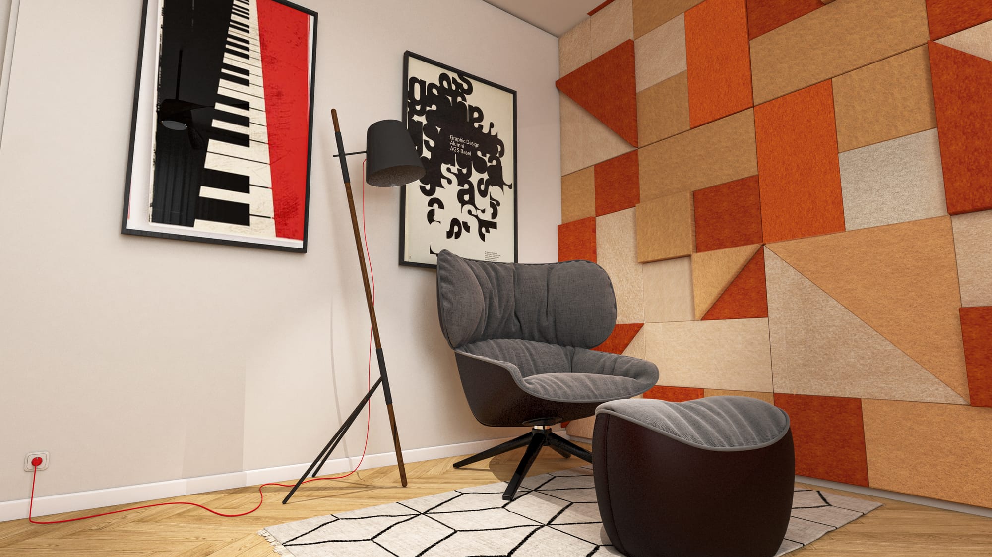 עיצוב חדר מוזיקה עומר